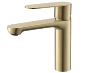 Стоящ смесител за мивка Brush Gold Trento