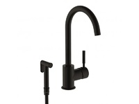 Черен смесител за кухня