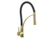 Елегантен смесител за кухня GASPAR BLACK/GOLD High