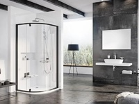 Душ кабина от колекция Pivot Black 80x80см